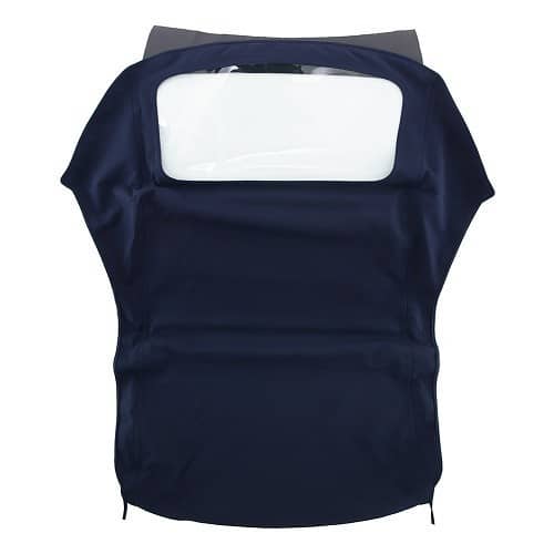 	
				
				
	Outer hood made of navy blue Alpaga type fabric with plastic window for Audi 80 from 92 ->97 - AU02002
