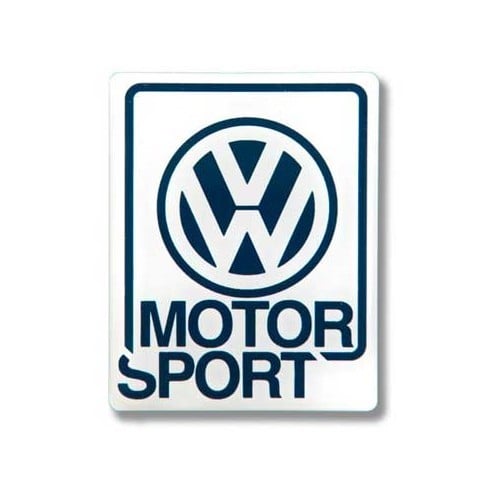 	
				
				
	Offizieller Aufkleber VW Motorsport groß 5cm x 6,3cm - C208672
