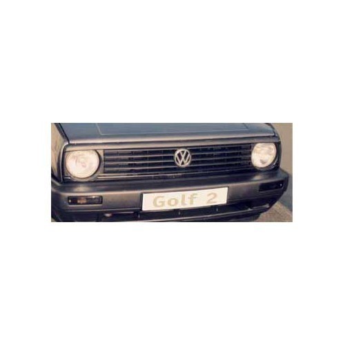 	
				
				
	Upper grille rod for Golf 2 with 2 headlights grille - GK13201
