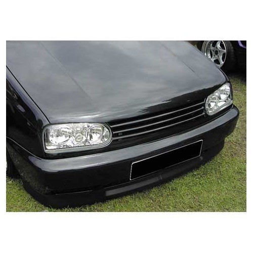 Grille without logo VR6 look in one piece to Golf 3 r f GK10301