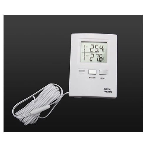 stopverf uitdrukking verschil Digitale thermometer voor binnen en buiten - CF12395 - Mecatechnic.com