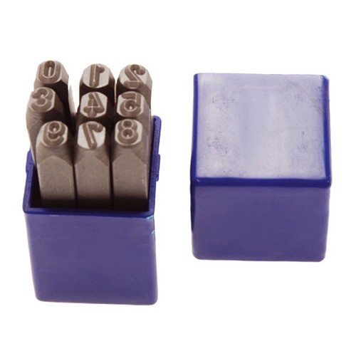 Number punch set 5 mm