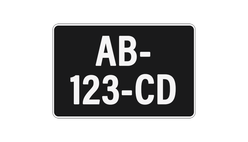 Plaques d'immatriculation