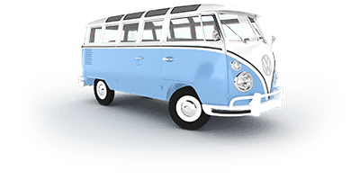 Vintage volkswagen vw bus transporter type 2 chrome safari window wing nuts set