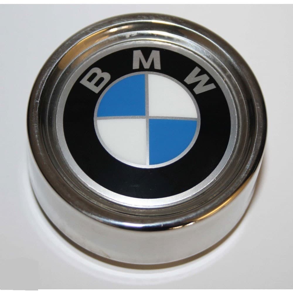 Coprimozzo centrale in metallo da 55 mm con logo BMW 36131114180 - BK20002  