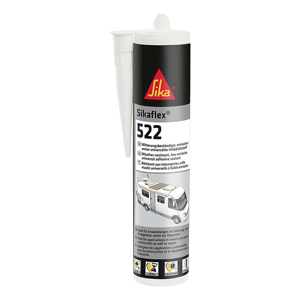 522 SIKAFLEX polyurethane mastic adhesive steel grey 300 ml