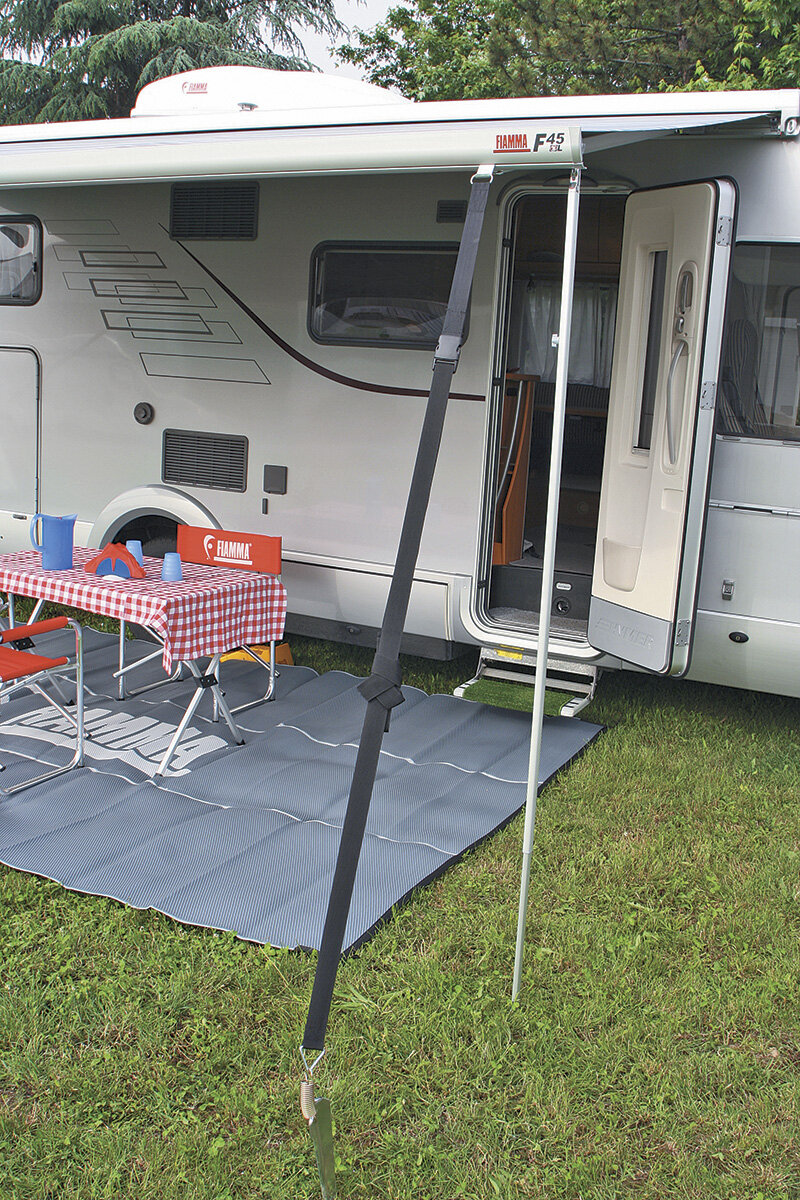 Kit De Fixation Anti-Tempête 2 X 2,90 M Pour Auvent Caravane - Sangles Robustes Avec Piquets