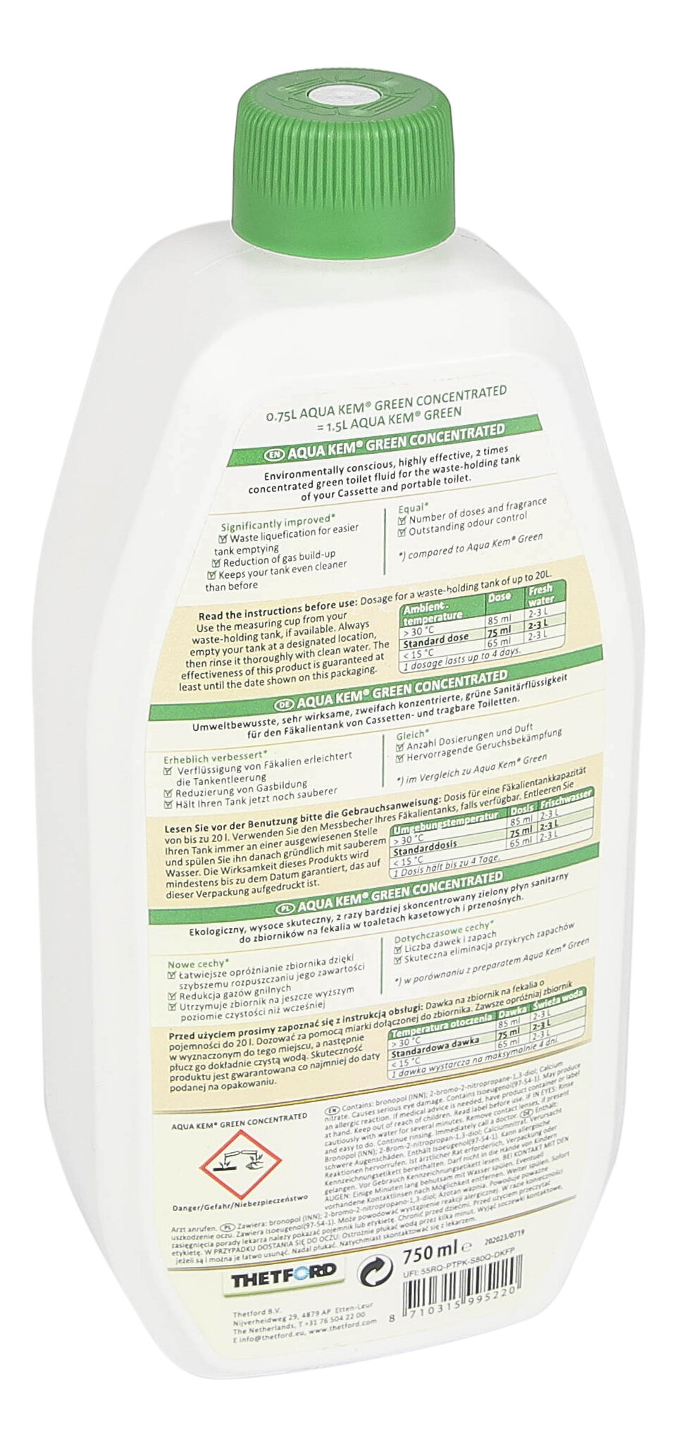 AQUA KEM BLUE 750 ML CONCENTRATO per wc chimici