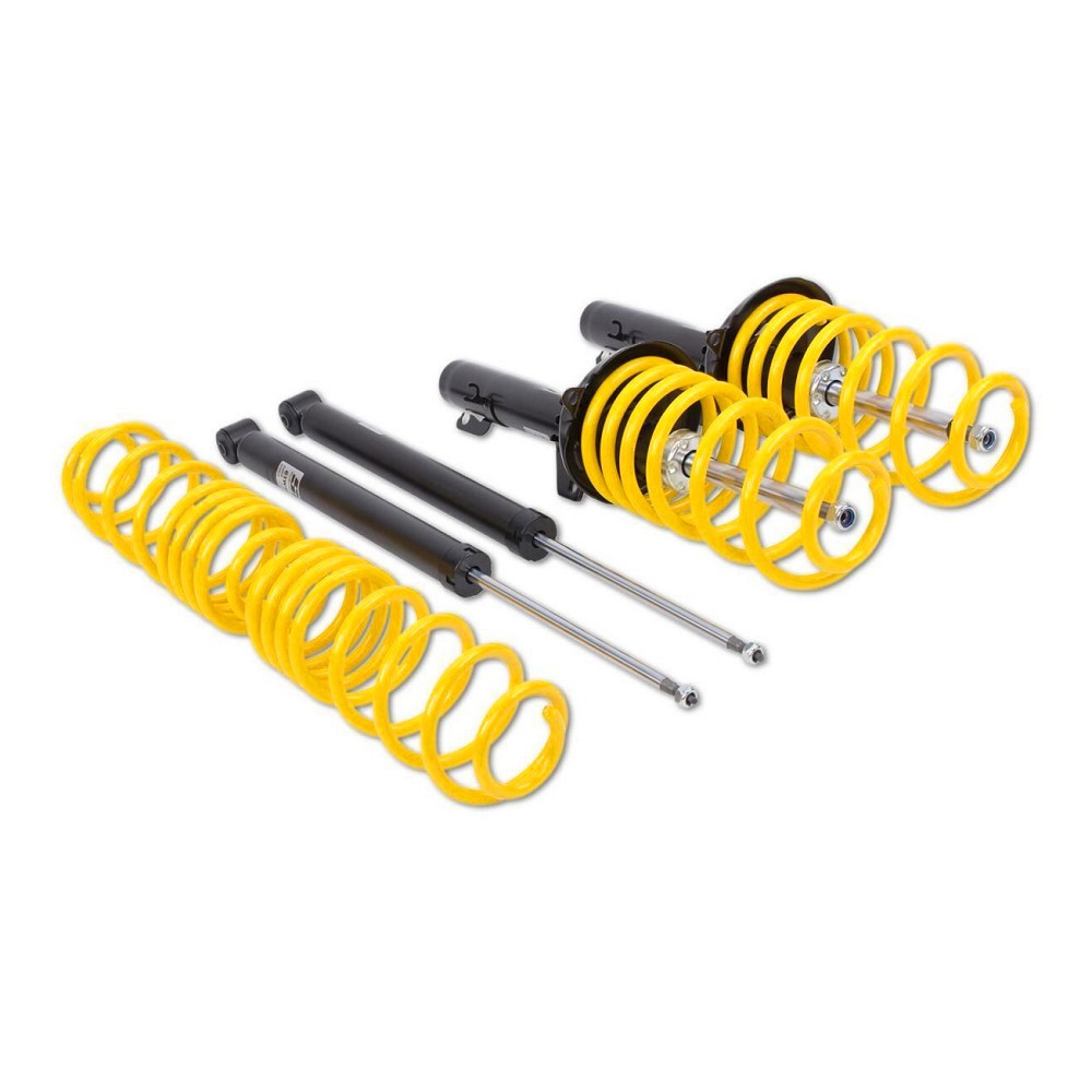 Kit ressorts avec amortisseurs ST Suspension pour Volkswagen Golf 1