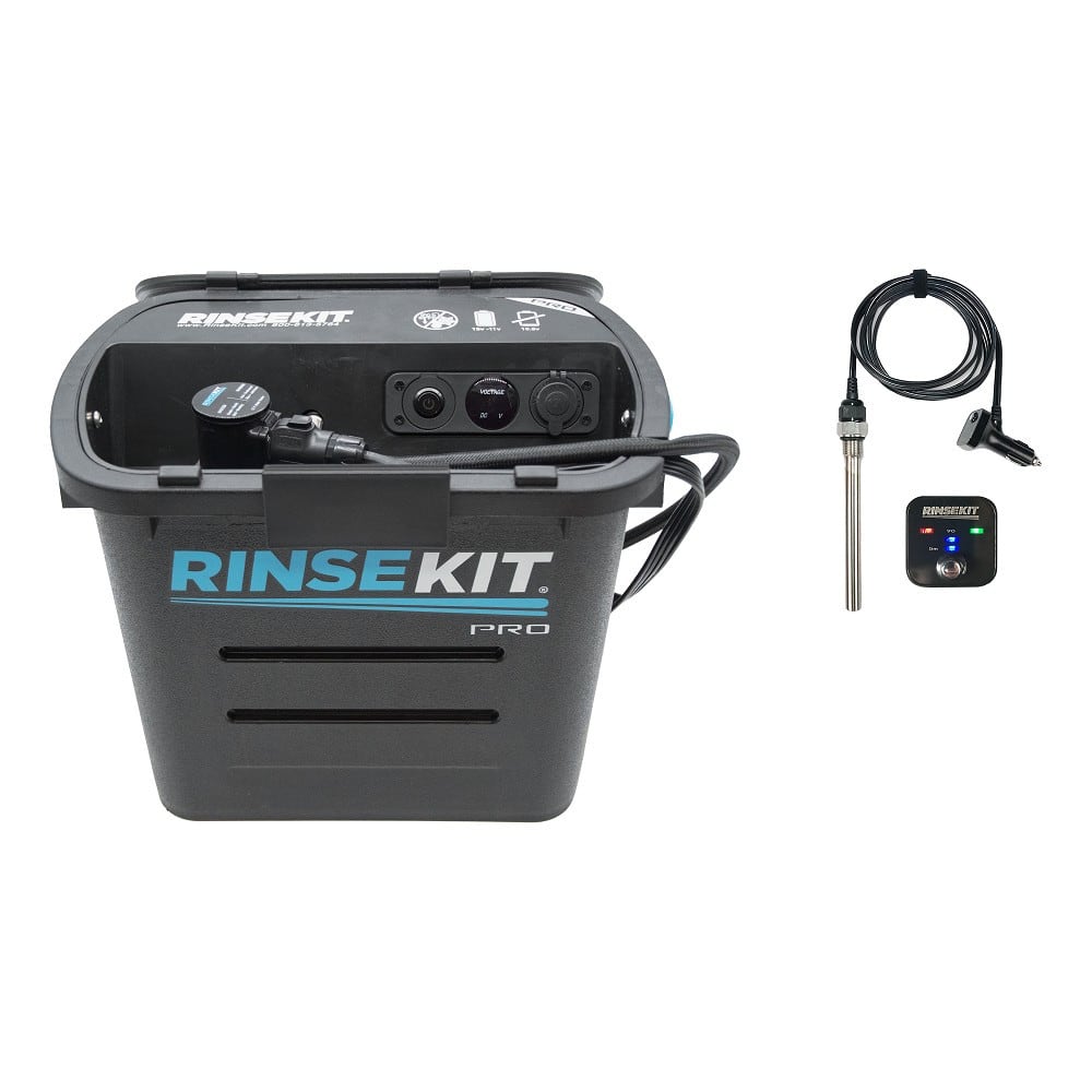 Ducha autónoma portátil RINSEKIT PRO PACK con calentador de agua - 13,3L -  KV10110 