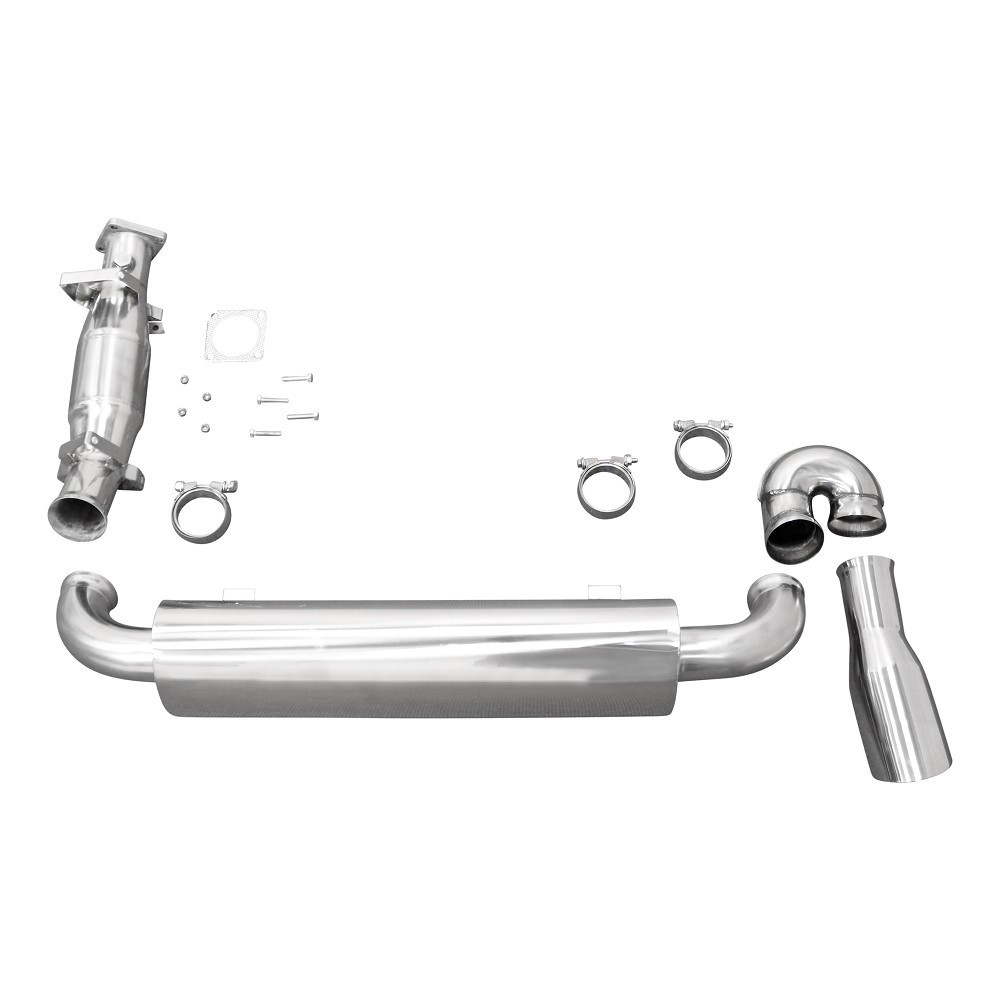 DANSK "Ultrasport GPipe" stainless steel exhaust system after