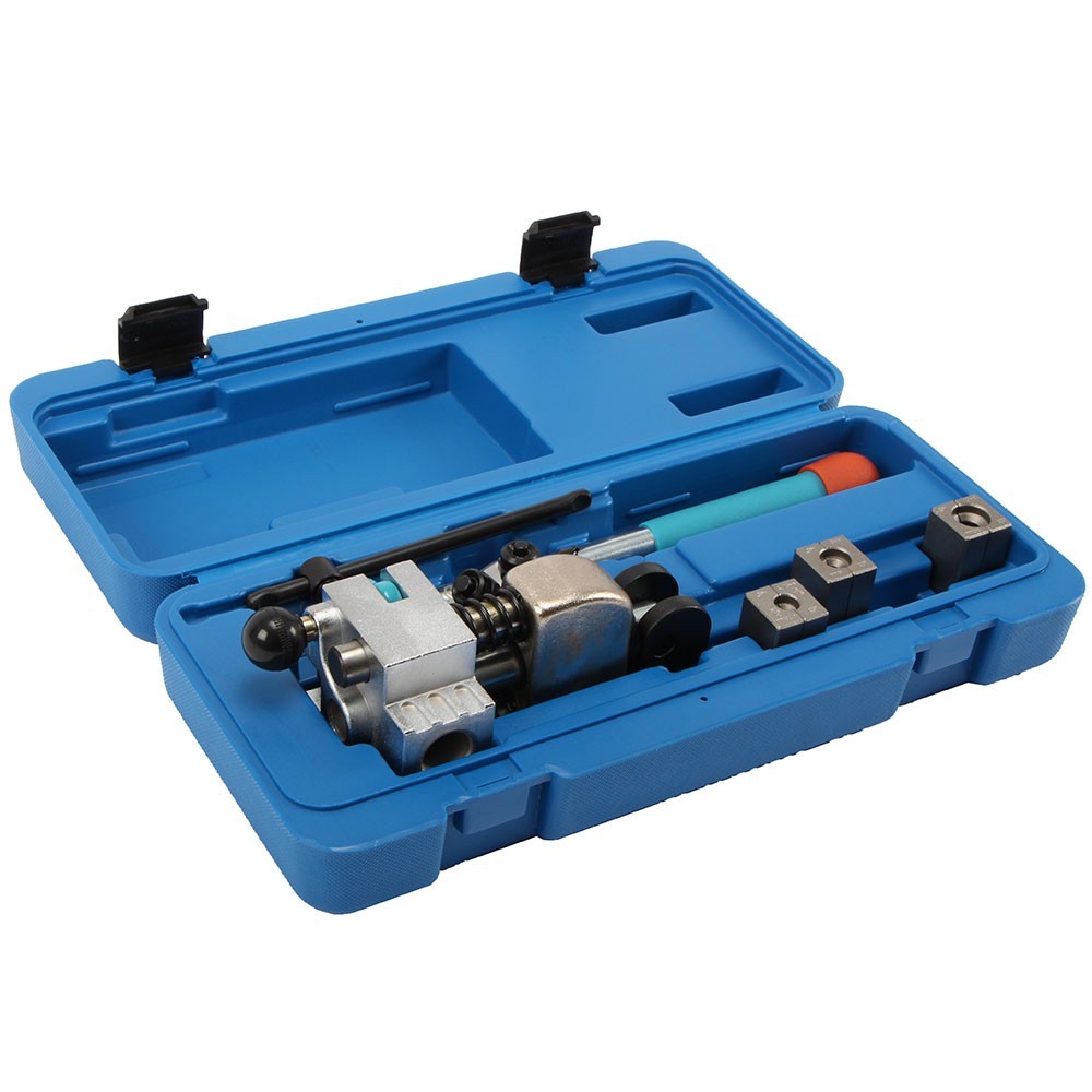 Kit d'outils d'évasement hydraulique de réparation de double frein 45 °,  3/16 -1/2, pour ligne en cuivre, tuyau en acier et réparation GM -  AliExpress