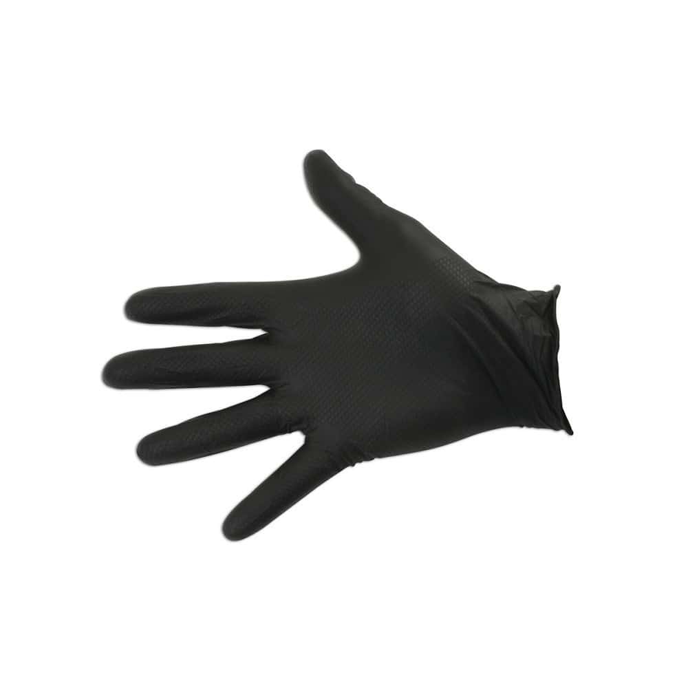 Taille L - Noir - gants en Nitrile synthétique, 50 pièces, en vinyle,  mécanique, étanche, pour le travail de