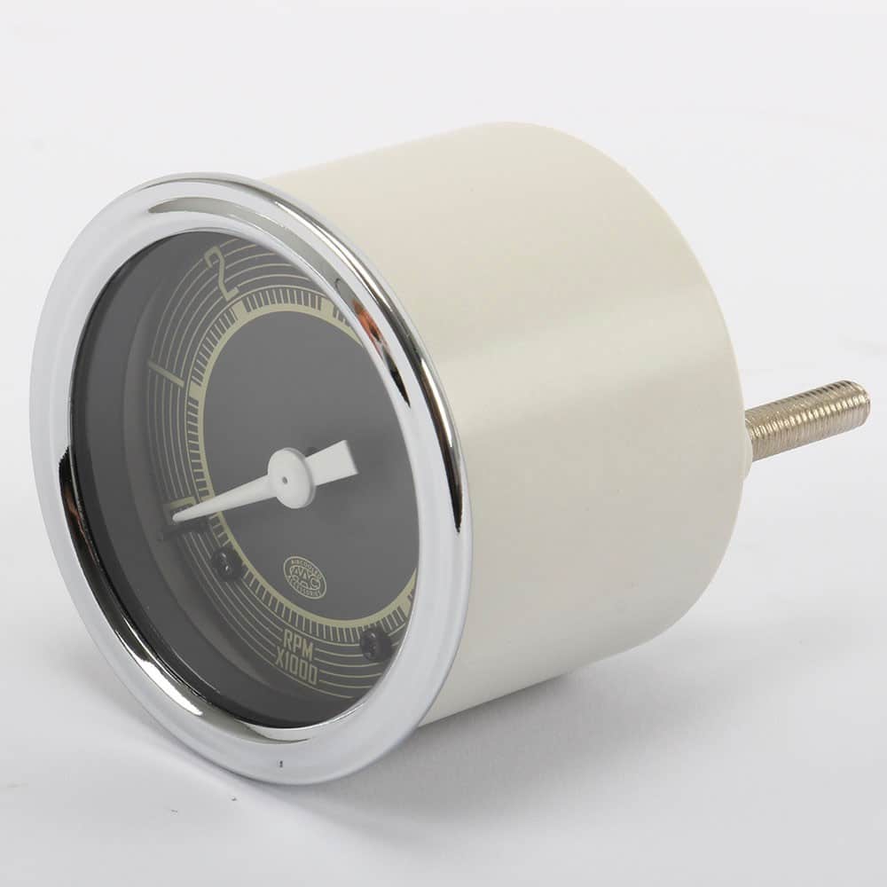 Compte tours électronique - diamètre 80 mm - montage sur bobine - fond blanc