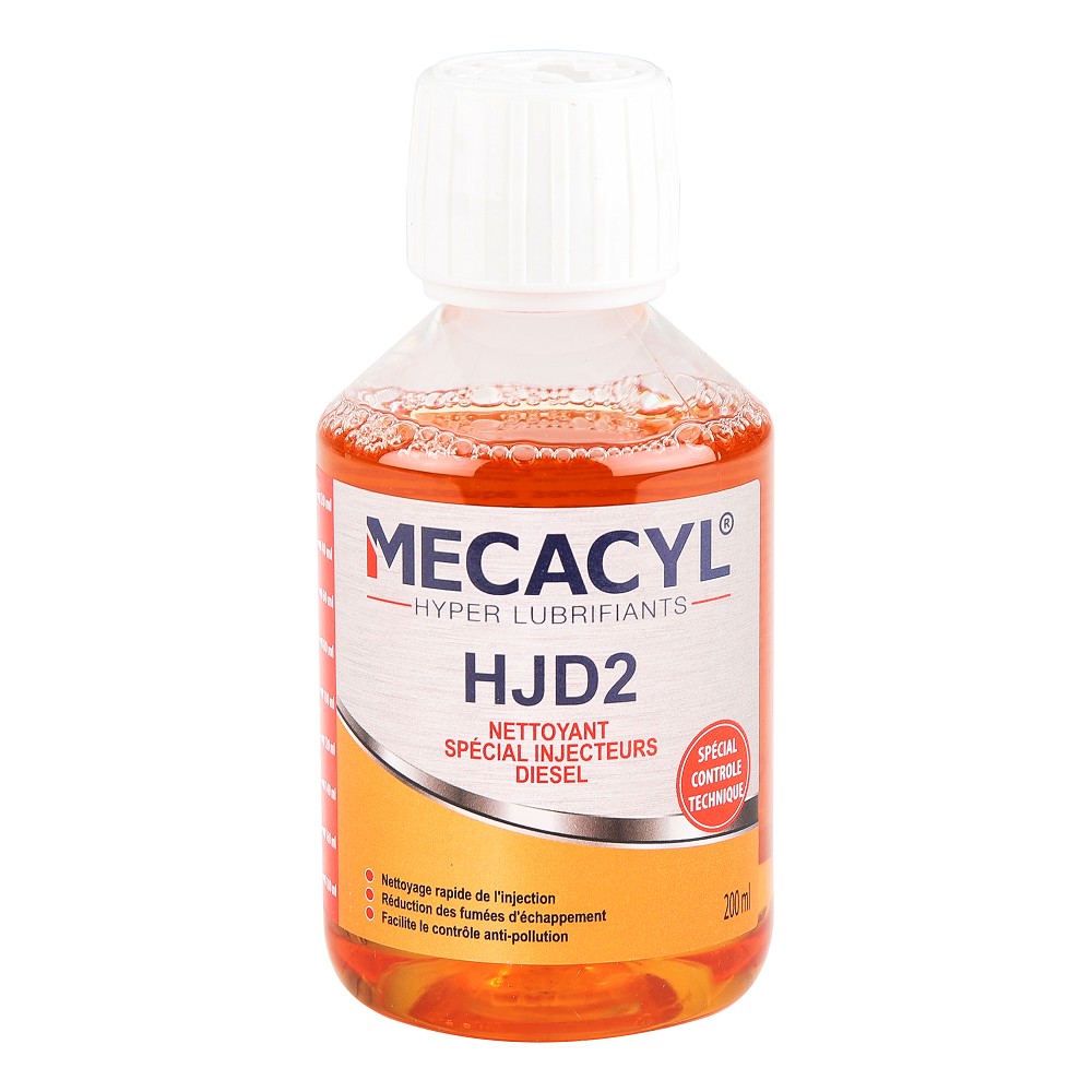Hyper-lubrifiant MECACYL HJD2 nettoyant injecteurs diesel spécial contrôle  technique - 200ml