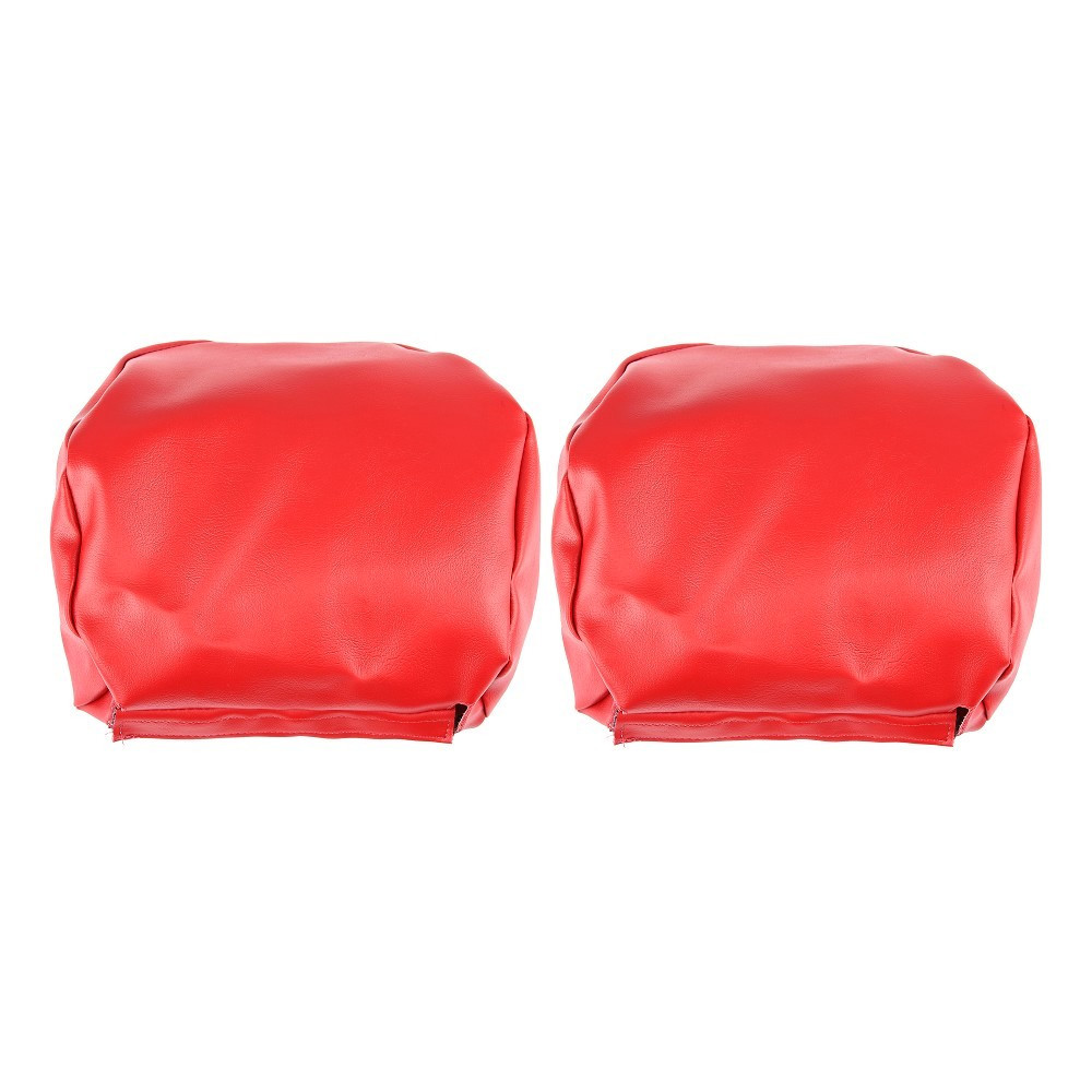 Kopfstützenbezüge TMI rot 957 für Volkswagen Cox 77-79 - Paar