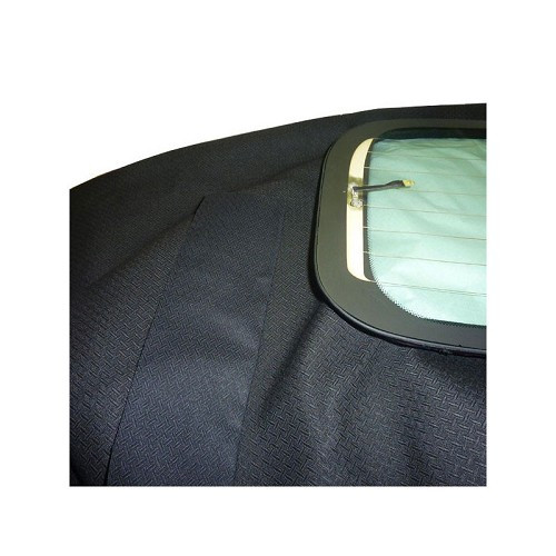  Capote noire en Alpaga avec lunette arrière en verre pour Audi TT 8N)(1999-2006) - AA10000-2 