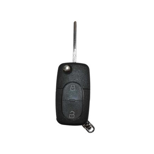  Matriz de llave y carcasa de mando a distancia para Audi A3, A4 con 2 botones (para pila 1616) - AA13325 