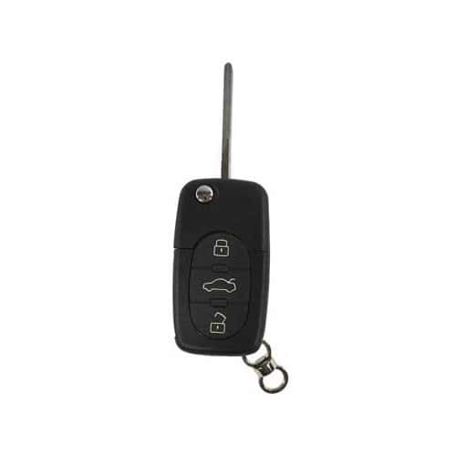 Matriz de llave y carcasa de mando a distancia para Audi A3, A4 con 3  botones (para pila 2032)v