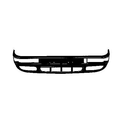  Black front bumper without reinforcementfor Audi 80 (8C) from 09/91 ->07/95 - AA20301 
