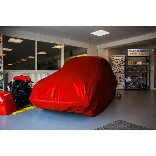  Funda interior Coverlux para Audi 80 Coupé y Cabriolet - Roja - AA35002 