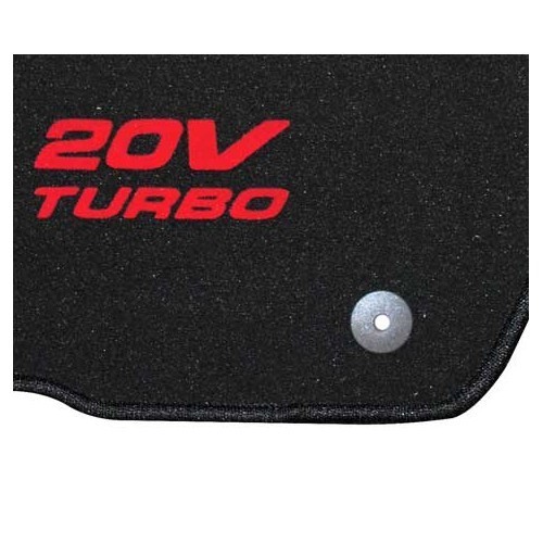 Set of 4 Ronsdorf luxury black floor mats for A3 (8L) until ->2000 - AB26000