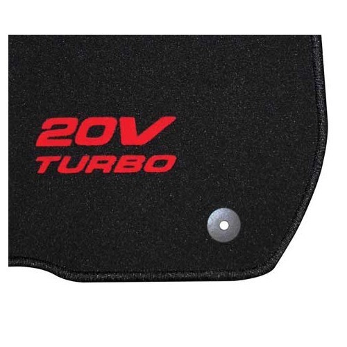 Set di 4 tappetini di lusso Ronsdorf nero per A3 (8L) dal 2001-> 2003 - AB26005