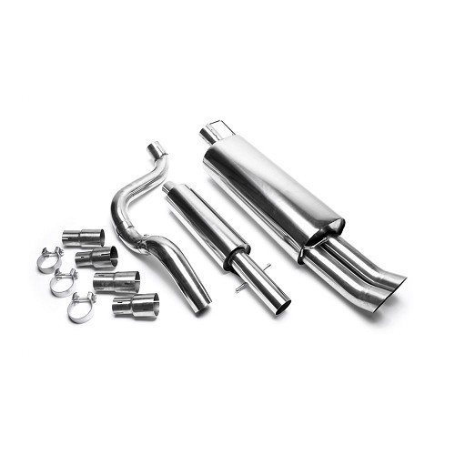     
                
                
    Tubo di scappamento in acciaio inossidabile DTM con tubo intermedio per Audi A3 (8L) - AC21041
