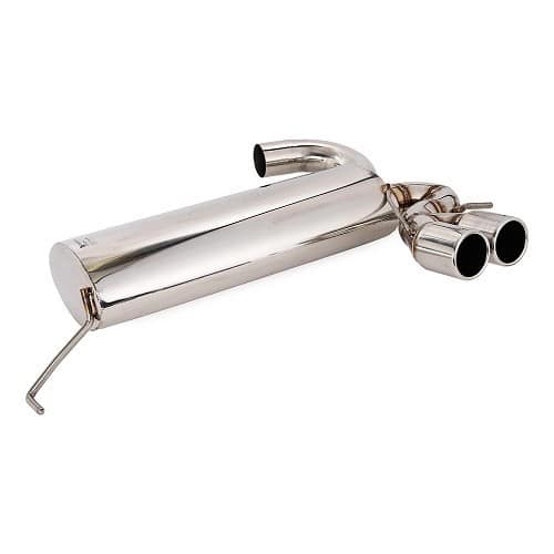  Stainless steel exhaust line with middle silencer for Audi A3 (8L) Quattro - AC21042-1 