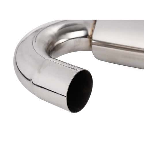  Stainless steel exhaust line with middle silencer for Audi A3 (8L) Quattro - AC21042-3 