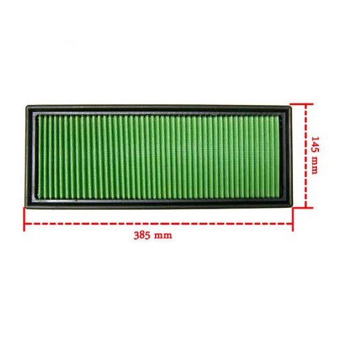  GREEN air filter for AUDI A6 (C4) - AC45025-1 