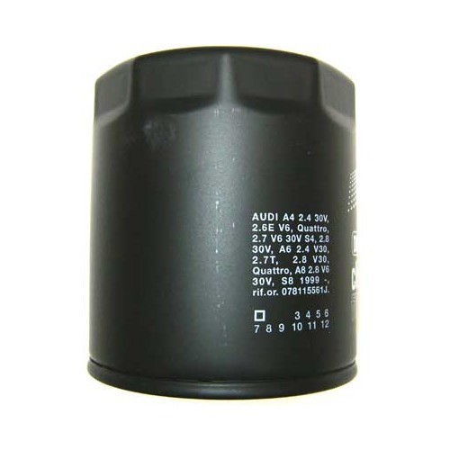  Oil filter for Audi A4 (B6) - AC50102 