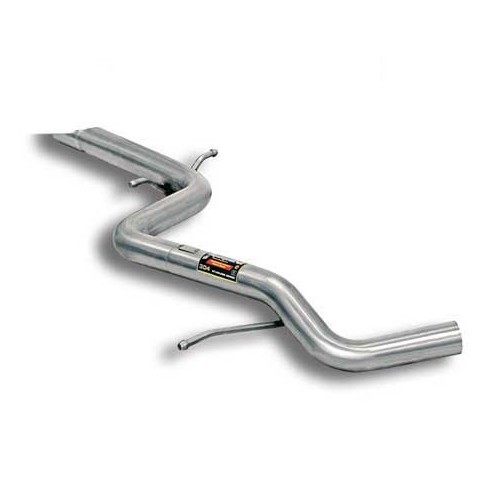  Tubo de acero inoxidable SUPERSPRINT para sustitución del silenciador central para Audi A3 8P 2,0L FSi 03-> - AC50233 