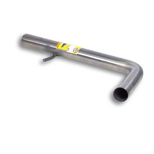  SUPERSPRINT stainless steel central silencer replacement tube Audi TT 8N Coupé and Roadster 1,8L Turbo 99-&gt;06 - AC50257 
