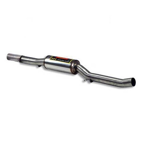  SUPERSPRINT stainless steel central silencer for Audi TT 8N Quattro Coupéand Roadster 1.8L Turbo 99->06 - AC50260 