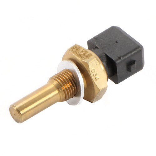 Black 2-pin coolant sensor for Audi 80, 100 and A6 (C4) - AC54352