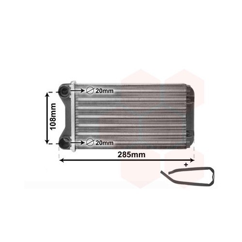  Heating radiator for Audi A4 (B6) - AC56103 