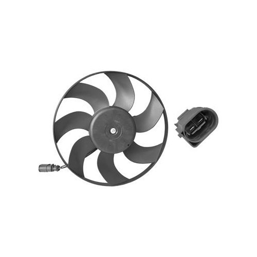  Straight radiator fan 295 mm for Audi A3 (8P) with air conditioning - AC57044 