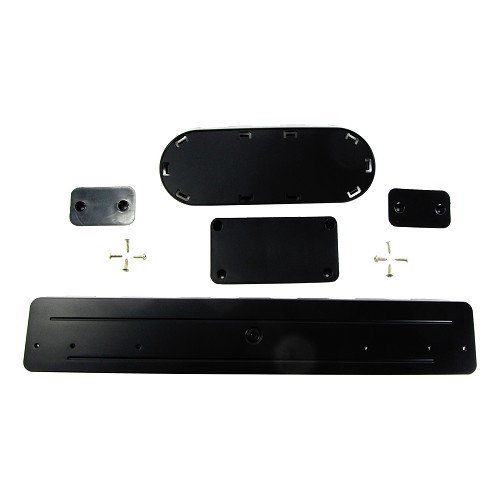 Black gloss honeycomb grille for Audi A3 8P 2005 to 2008 - AC60019