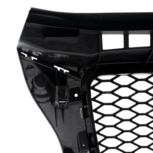 Black gloss honeycomb grille for Audi A3 8P 2009 to 2012 - AC60020