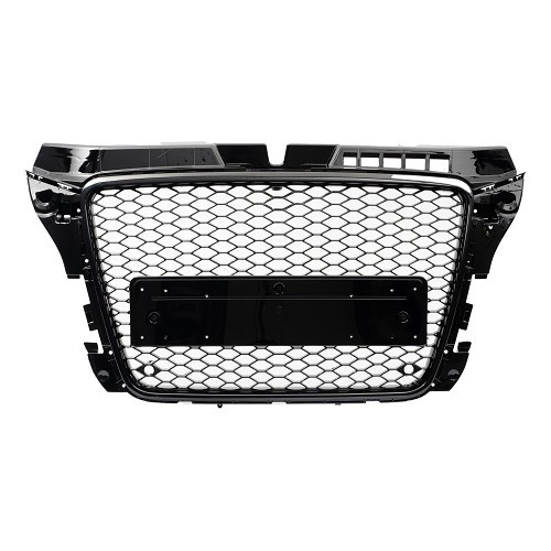     
                
                
    Black gloss honeycomb grille for Audi A3 8P 2009 to 2012 - AC60020

