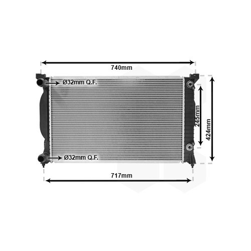     
                
                
    Motorwasserkühler für Audi A4 (B6) Automatikgetriebe - AC60057
