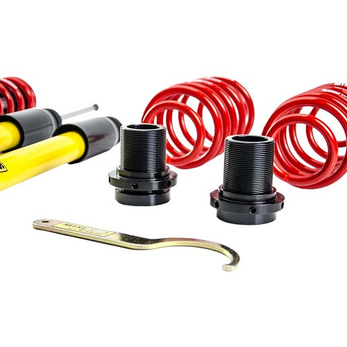 Kit suspension combinés filetés MTS TECHNIK gamme COMFORT pour Audi A3 (8L) - AC60144