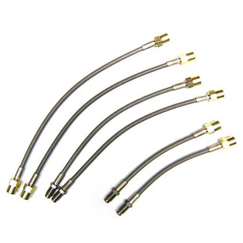     
                
                
    Kit of 6 aviation type brake hosesfor Audi 80 ->S2 - AH24301
