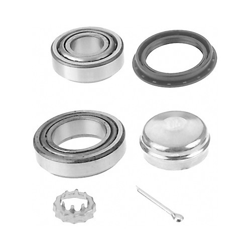  1 kit of 2 rear bearings for Audi 80 from 89 ->01 with disc brakes - AH27403 