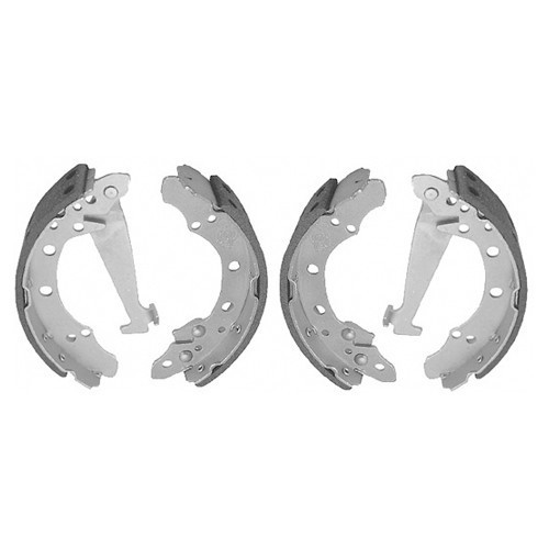  Set of 4 rear brake shoes for Audi 80 from 08/86 ->08/91 - AH27900 
