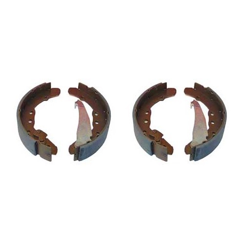  Set of 4 rear brake shoes for Audi 80 from 09/78 ->07/86 - AH27902 