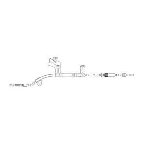  Câble de frein à main droit pour Audi A6 (C5) - AH29522-4 