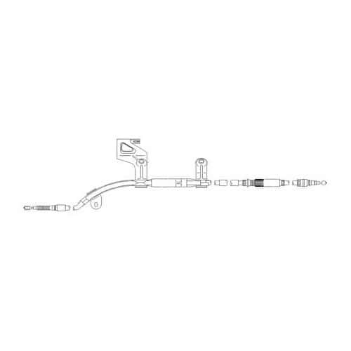  1 hand brake cable for Audi A6 (C5) - AH29522-4 