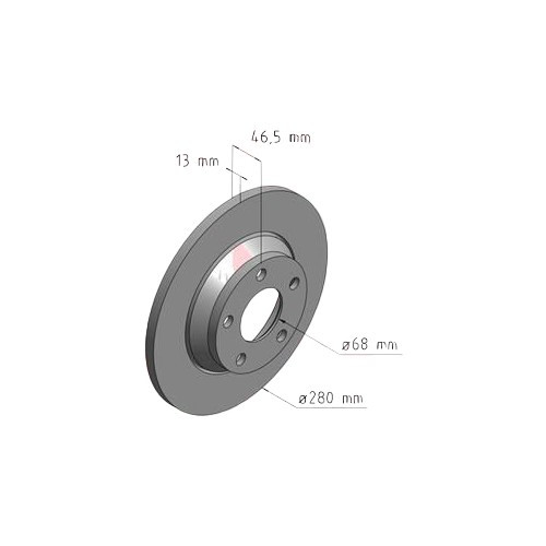     
                
                
    Discos de freno delanteros ZIMMERMANN 280 x 13 mm para Audi A4 (B5) - par - AH30027
